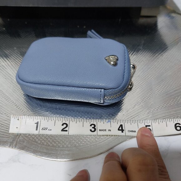 Juicy Couture Mini Heart Clip On Bag Coin Purse Mini Wallet Bag Charm 2 colors - Picture 2 of 10